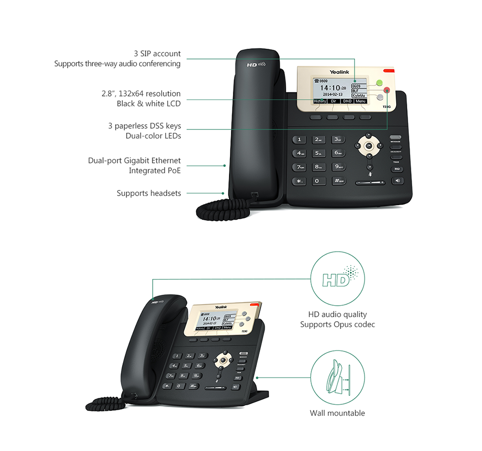 SIP-T23G – Yealink Phones