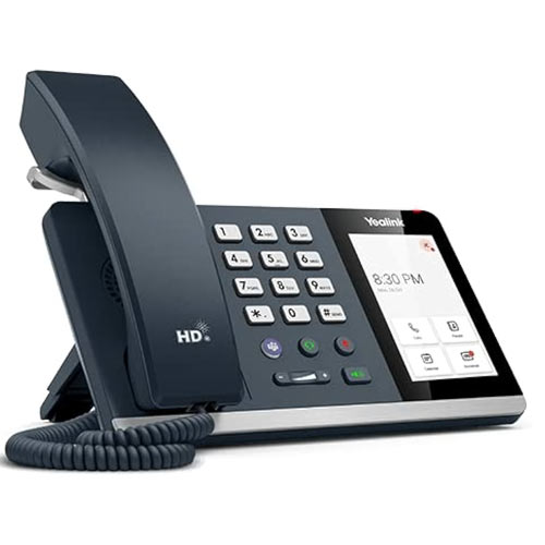 •Android 13 
•4 inch (480 x 800) capacitive touch screen 
•Optimal HD audio, Yealink Noise Proof Technology 
•Magnet Handset 
•Dedicated Microsoft Teams Button 
•Microsoft Teams-tailored User Interface 
•Built-in Bluetooth 5.2 and Dual Band 2.4G/5G Wi-Fi 
•1 USB Type A port, supports USB headset 
•Supports Microsoft TAC & YMCS 
•Wall mountable 
•Dual-port Gigabit Ethernet, PoE support